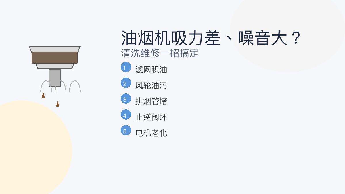 芜湖油烟机吸力差、噪音大怎么办？
