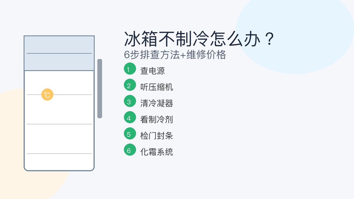 冰箱不制冷的排查方法和维修价格