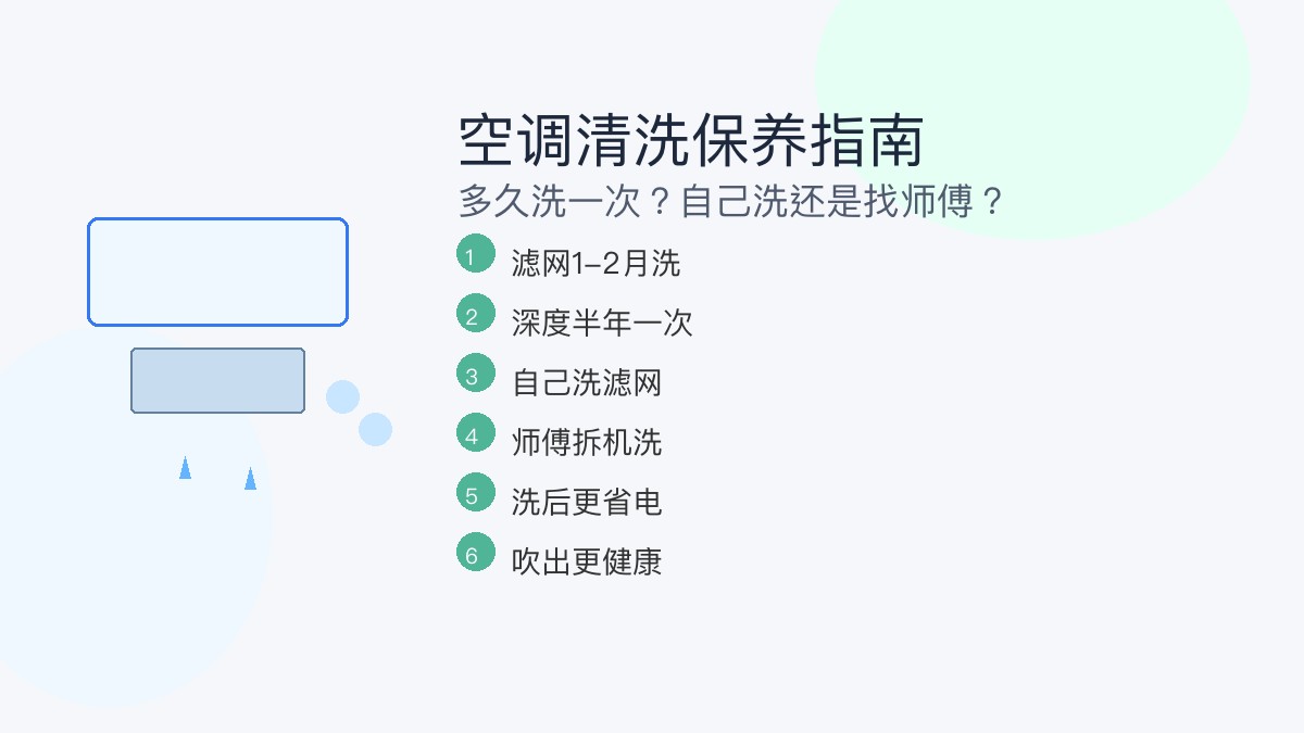空调清洗保养指南